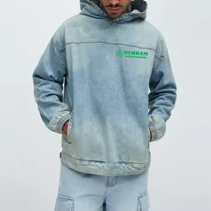 Sweat-shirts à capuche unisexes de qualité supérieure, design personnalisé, logo sur mesure, lavage à l'acide, 100% coton molletonné/éponge française, séchage rapide, respirant - Product Image 6