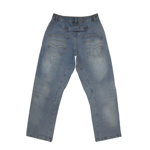 Pantalones Vaqueros de Mezclilla para Mujer, de Alta Demanda, Corte Holgado, Estilo Urbano, Desgastados, al por Mayor, Ecológicos, Elásticos, con Logotipo Personalizado 2026 - Product Image 1