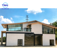 Bâtiment modulaire préfabriqué en acier, hôtel moderne préfabriqué, villa, complexe commercial personnalisé préfabriqué