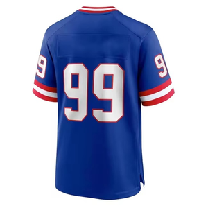 Camiseta de fútbol americano de alta calidad OEM, uniforme de manga corta con estampado de bajo precio y ligero superventas - Product Image 6