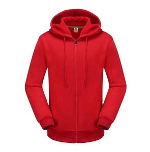 Precio al por mayor cremallera Sudadera con capucha logotipo personalizado peso pesado grueso Premium 100% algodón transpirable en blanco cremallera Sudadera con capucha ropa venta - Product Image 2