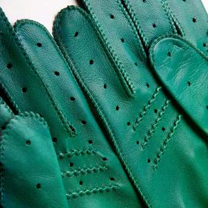 Gants de conduite en cuir de mouton véritable haute performance, doux et élégants, avec design personnalisé - Product Image 6