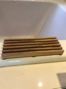 Porte-savon en bois durable de luxe pour salle de bain, évier de cuisine, support à savon, égouttoir, accessoire de maison écologique - Product Image 5