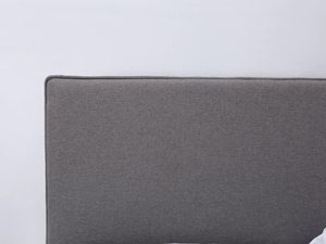 โครงเตียงไม้สักแท้ขนาดคิงไซส์ รุ่น Wapy Modern พร้อมหัวเตียงหุ้มเบาะ ตกแต่งด้วยไม้ธรรมชาติ สำหรับใช้ภายในห้องนอน - Product Image 5