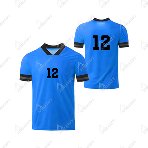 Maillot de football et maillot de football de qualité supérieure Logo personnalisé et numéros Vêtements de sport confortables pour l'entraînement et les matchs de football - Product Image 2