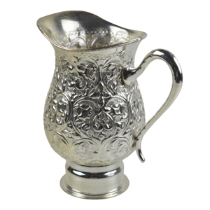 Carafe à eau au design coloré tendance, design en laiton métallique, finition plaquée or, décoration pour restaurant, hôtel et maison - Product Image 6