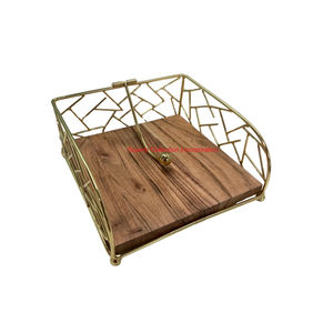 Modern Metal <b>Napkin</b> <b>Holder</b> With Weighted Arm For Dining Table Kitchen Countertop Stainless Steel Wire <b>Napkin</b> Dispenser - Product Image 2