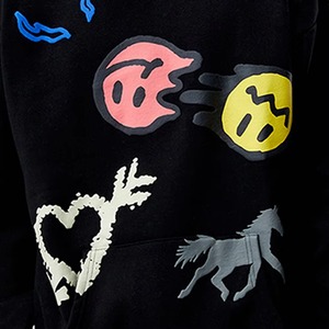 Sweat-shirts pour hommes de haute qualité, style streetwear tendance, imprimés en relief, 100% coton - Product Image 5