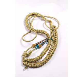 Aiguillette de cordon d'épaule à pointes dorées personnalisées pour uniforme de cérémonie Aiguillette d'uniforme sur mesure - Product Image 1