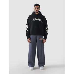 Sudadera con Capucha Estilo Urbano Otoñal, Tejido Transpirable con Detalles de Espuma - Product Image 5