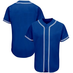 Haute qualité léger Styles à deux boutons manches courtes maillot de Baseball pour hommes Logo personnalisé pour garçons Softball opter pour la qualité - Product Image 6