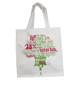 Sac fourre-tout en toile de coton décontracté de grande capacité avec poignée en corde personnalisé pour l'épicerie de légumes - Product Image 2