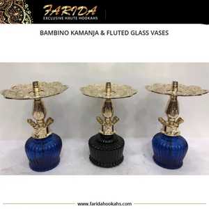 Cachimbas Farida al por Mayor, Mini Cachimba Egipcia de Lujo de Latón Macizo, Diseño Recto, Técnicas de Laca, Accesorios - Product Image 6