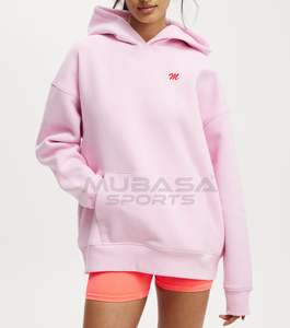 Custom Printed Heavy Cotton Fleece Pullover Hoodies Sweatshirts Women <b>Ladies</b>' Plus XS Comfortable Low MOQ Appliques Winter - Product Image 5