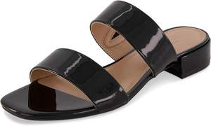 Zapatos de Tacón Alto para Mujer Bonitos, Nuevo Diseño sin Cordones en Cuero PU, Vestir, Casual, Negro Liso, Verano, Invierno Ligero, Algodón, OEM, Primavera - Product Image 4