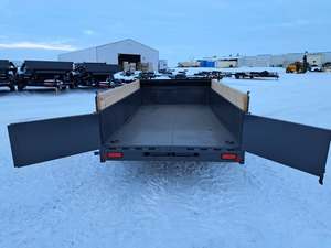 New Used Heavy Duty Steel Farm Dump Trailers for Agricultural Construction Industries Core Components Included 5001-10000kg - Product Image 5