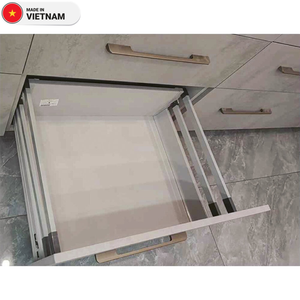 Aodeli Modern Furniture Drawer Large <b>Load</b> Extension Soft Close Telescopic Square Metal for Drawer Box Smoothly Movement Kitchen - Product Image 6