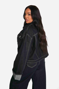 Veste en jean pour femme sur mesure 2026, en coton, imprimée, boutons en corne, séchage rapide, respirante, grandes tailles, service OEM - Product Image 6