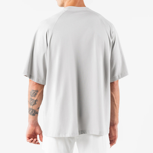 Custom Relaxed Fit Box Cotton <strong>T</strong> <strong>Shirt</strong> With Raglan Sleeve - Product Image 2