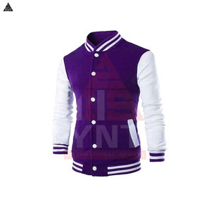 New Arrival <b>Man</b> Virsity <b>Jacket</b> Hight Quality Fleece Custom <b>Baseball</b> Letterman With Custom Made Design Virsity Bomber <b>Jacket</b> - Product Image 2