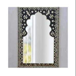 Espejo de madera personalizable de estilo moderno enmarcado montado en la pared decoración del hogar para dormitorio o baño - Product Image 5