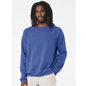 Sudadera de cuello redondo de lana para hombre, sudadera básica cálida de algodón de manga larga informal, sudadera de moda - Product Image 6