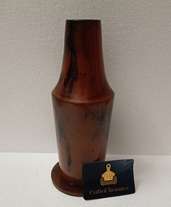 Nuevo Jarrón de Resina Epoxi con Diseño de Caparazón de Tortuga, Jarrón Decorativo de Vidrio Soplado a Mano, Decoración para el Hogar al Mejor Precio - Product Image 6