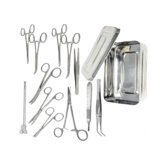 Conjunto de instrumentos de entrenamiento de sutura portátiles al por mayor, modelo de piel para estudiantes, instrumentos médicos, instrumentos quirúrgicos portátiles - Product Image 3