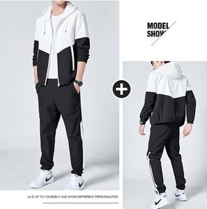 Conjunto Deportivo de Invierno de Alta Calidad para Hombre y Mujer, Talla Grande, Sudadera con Capucha y Pantalones Jogger, Forro Polar Técnico, Cortavientos Liso, Chándal Personalizado - Product Image 2