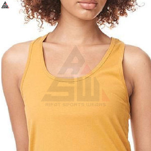 Camiseta sin Mangas Casual y Sexy para Mujer, de Malla, Cuello Redondo, Ligera, con Logotipo Frontal, 100% Algodón - Product Image 2