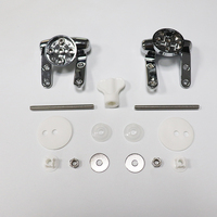 Charnière de siège de toilette à fermeture douce de type « Bullet Head » pour remplacement de couvercle de salle de bain, quincaillerie OEM, fabricant sur mesure