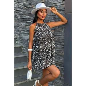 Vestido de Gasa con Volantes Transpirable 2905-08 con Cintura Natural para Ocasiones Informales - Product Image 2