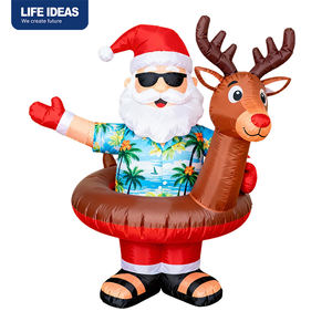 Père Noël gonflable autoportant en PVC pour adultes, décoration de Noël en plein air, célébrations du Nouvel An chinois - Product Image 6