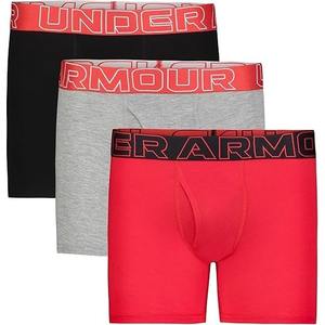 Boxers classiques pour hommes, taille classique, extensibles, 92% polyester, 8% élasthanne, antibactériens, respirants, légers, tissu tricoté lisse - Product Image 3