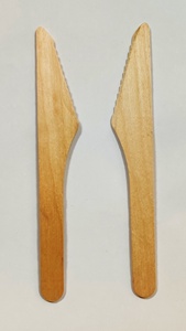 Cuchara de madera desechable de madera de abedul con estilo, utensilios de plástico natural biodegradables ecológicos para uso diario y fiestas, eventos - Product Image 6
