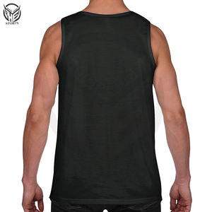 Débardeur solide pour hommes, entraînement physique, course à pied, vêtements de gym, logo OEM, gilet uni, gilets de sport pour hommes - Product Image 6