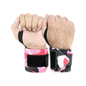 Sangles de poignet robustes pour haltérophilie avec fermeture auto-agrippante, support de préhension pour barre de musculation et de force athlétique - Product Image 4