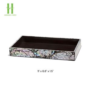 Meilleur choix Nacre Plateau de bain Plaques de présentation OEM Variété de modèles Plateau de service personnalisé pour le Ramadan - Product Image 1