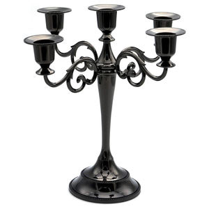 Ambiance Lifestyle Porte-lumière en pierre d'argent fait à la main Qualité exceptionnelle Décoration intérieure pour les fêtes de Noël d'Halloween - Product Image 2