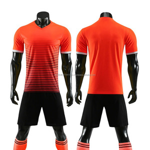Custom 2024 New Season Soccer Uniform Football Shirt Short Set Anti-Bacterial 100% Polyester Men/Unisex Best Quality Sportswear - Product Image 2