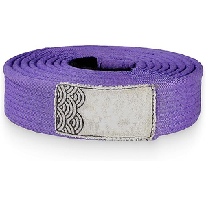 Vente en gros de ceintures de jiu jitsu brésilien personnalisées, équipement d'arts martiaux de couleur unie décontracté en coton respirant, à des prix abordables - Product Image 1