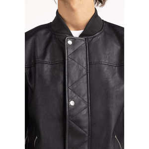 Chaquetas Casuales de Otoño con Cuello Alto, Cierre de Cremallera, Tela Teñida y Tejida MN-JKT-WS24-046, Corte Regular, Decoración con Patrones - Product Image 5