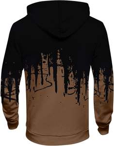 Survêtement Chaud en Coton Imprimé Unisexe Personnalisé Vintage 2 Pièces Jogging Costume à Capuche Moderne XL Hiver Respirant Grande Taille - Product Image 5