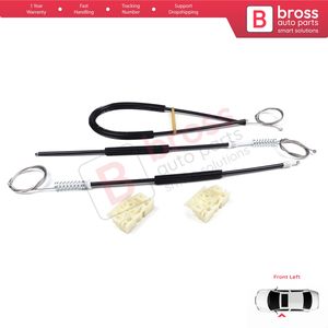 Juego de reparación de regulador de ventanilla eléctrica BWR818 delantero izquierdo para C4 Picasso MK1 UD Grand UA 2006-2013 MPV 9221CV Bross Auto Parts - Product Image 3