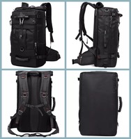 Sac à dos de montagne multifonctionnel 3-en-1 imperméable avec logo personnalisé pour hommes, randonnée en plein air, camping, voyage, OEM ODM