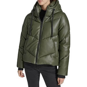 Sport <b>Women</b> Faux <b>Fur</b> Super Puffer Jacket Lightweight Warm Winter <b>Coat</b> with <b>Hood</b> Quilted Design Water-Resistant - Product Image 1