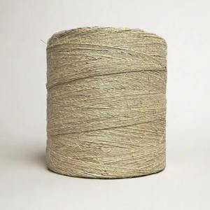 Hilo de sisal natural 100% 300 m/kg y 1000 m/kg-Cuerda de sisal fina blanca/natural-Hilo de sisal de una sola capa para balas/manualidades/baño T - Product Image 6