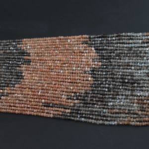 Cuentas sueltas de Rondelle facetadas de piedra lunar Goldensheen de la mejor calidad, 3,5-4,5mm, nueva tendencia, cuentas para hacer joyas de moda - Product Image 4