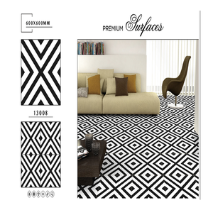 Diseño 3D 600x600mm Porcelana Azulejos de suelo 3D Aspecto de mármol brillante con esmalte pulido para piso de sala de estar - Product Image 6