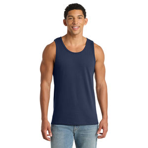 Camiseta sin Mangas de Secado Rápido con Cuello Redondo para Hombre, Ropa Deportiva para Fitness y Gimnasio, Chaleco de Entrenamiento Transpirable y Cómodo, Poliéster/Algodón - Product Image 1